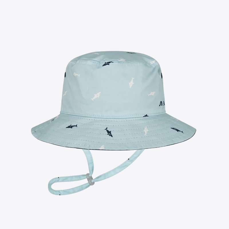 Baby Bucket Hat- Blue Deep Sea