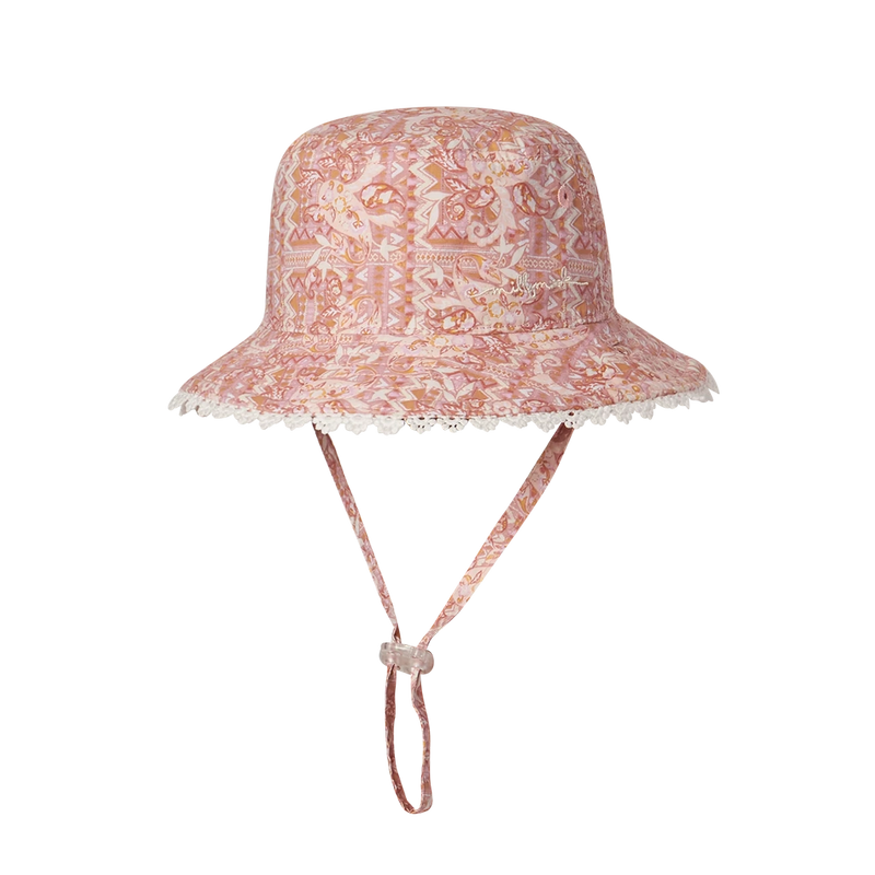 Baby Bucket Hat- Blush Sadie Paisley