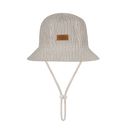 Baby Floppy Hat- Collier Oatmeal Stripe