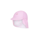 Baby Legionnaire Hat- Nina Pink Shell/Stripe