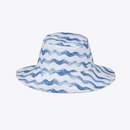 Kids Floppy Hat- Tathra Blue Waves