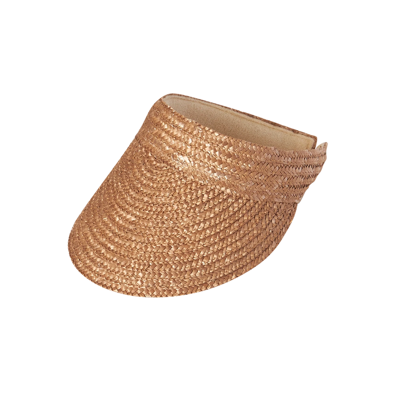 Kids Juniper Raffia Visor