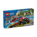 LEGO® City 4x4 Fire Truck with Rescue Boat