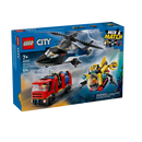 LEGO® City Helicopter, Fire Truck & Submarine Remix