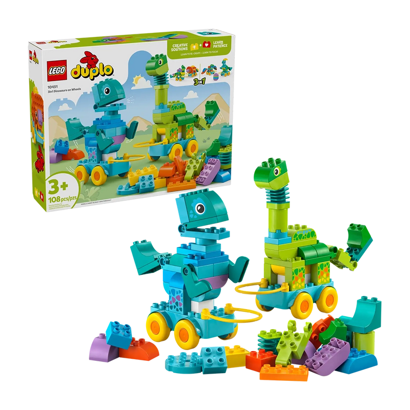 LEGO® Duplo- 3in1 Dinosaurs on Wheels