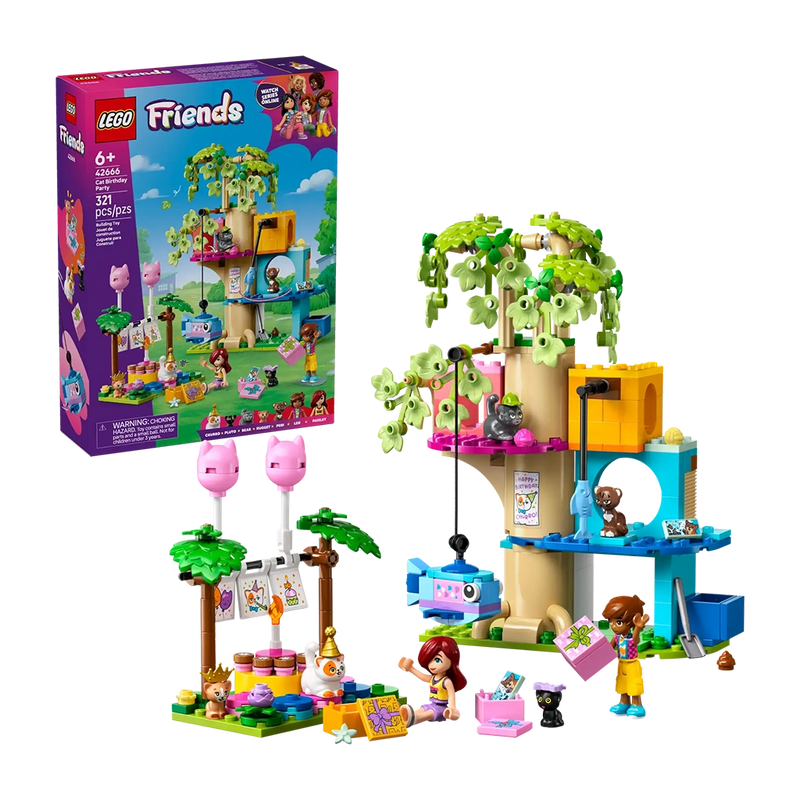 LEGO® Friends- Cat Birthday Party & Tree House