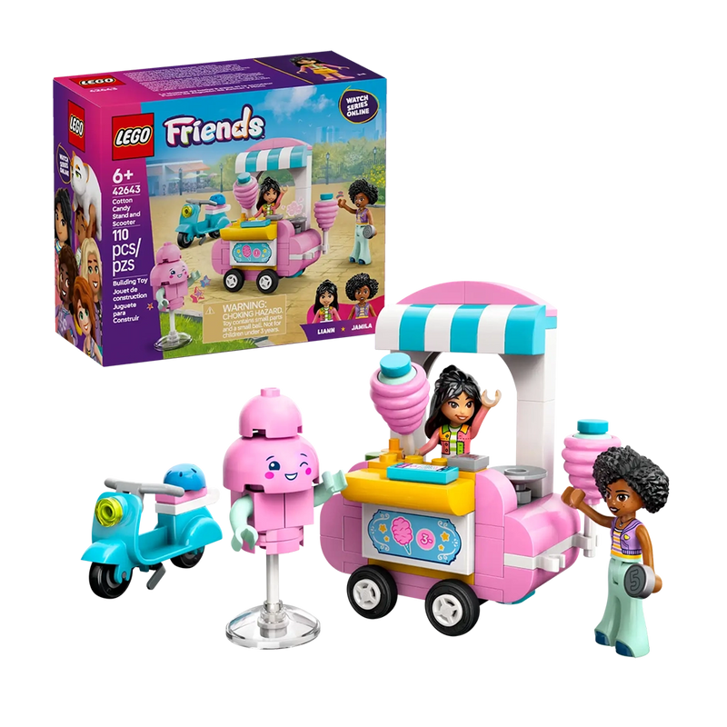 LEGO® Friends Cotton Candy Stand & Scooter
