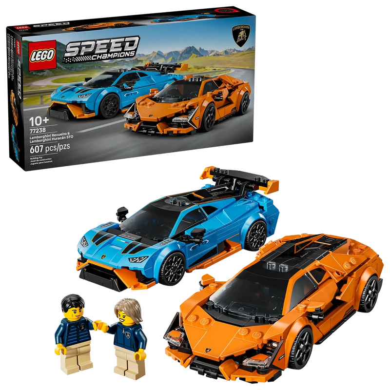 LEGO® Speed Champions- Lamborghini Revuelto & Huracán STO