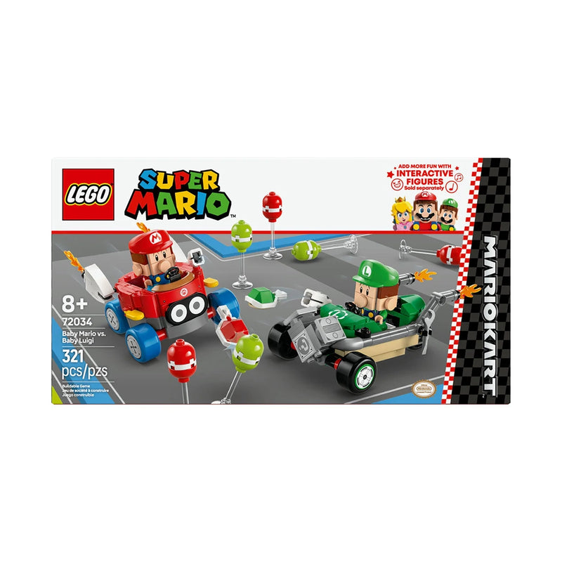 LEGO® Super Mario Kart- Baby Mario vs Baby Luigi