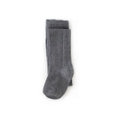 Cable Knit Tights- Charcoal Gray
