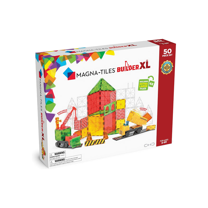 Magna-Tiles 50 Pc Builder XL Set