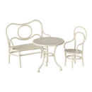 Small Café Set for Mice- White
