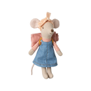 Big Sister Hiker Mouse- Denim Dress