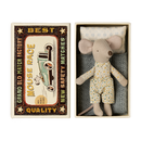 Little Brother Mouse in Matchbox (Polka Dot)