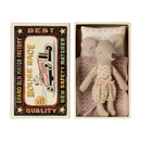 Little Sister Mouse in Matchbox (Polka Dot)