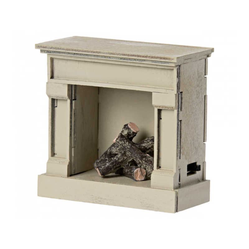 Fireplace for Mice- Off White