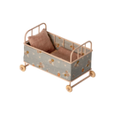 Micro Cot Bed- Blue Floral