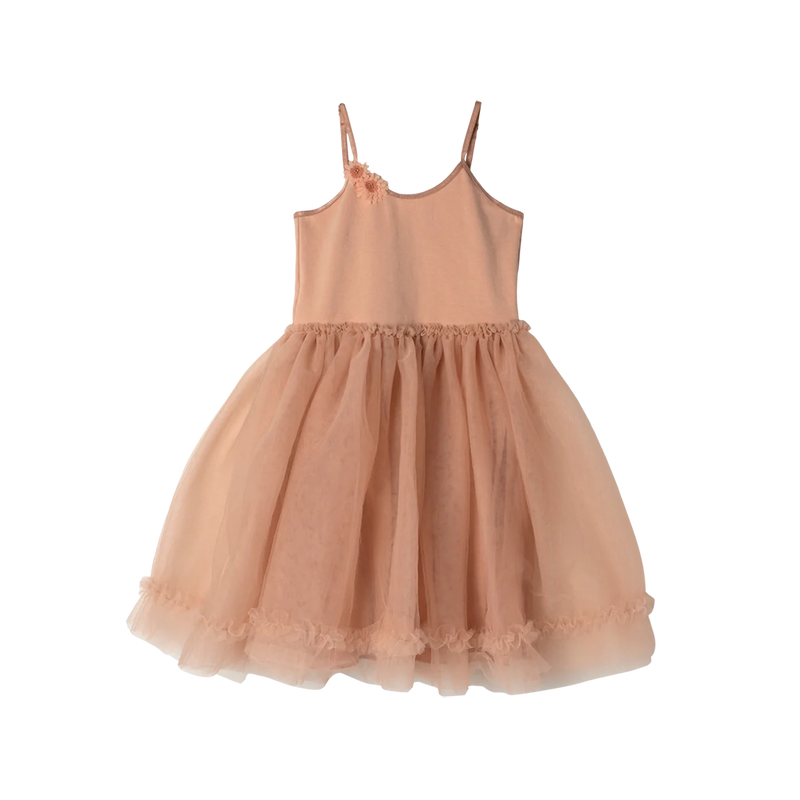 Princess Tulle Dress- Melon