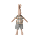 Rabbit Size 1- Classic Taupe in Plaid Shirt and Shorts