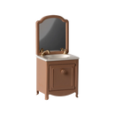 Sink Dresser with Mirror for Mice- Dark Powder