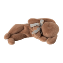 Small Sleeping Bunny Plush- Soft Brown