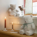 Small Teddy Bear Plush- Off-White