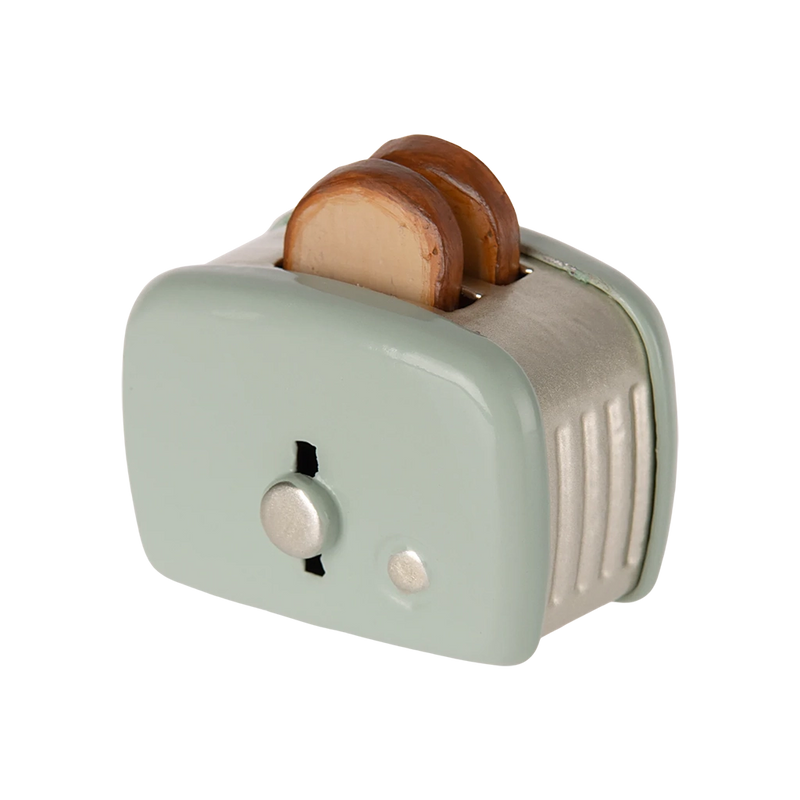 Miniature Toaster with Bread- Mint