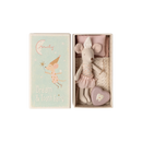 Tooth Fairy Mouse in Matchbox- Little Sister Pale Pink