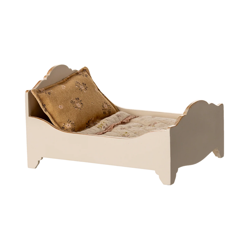 Wooden Bed for Mice- Off White