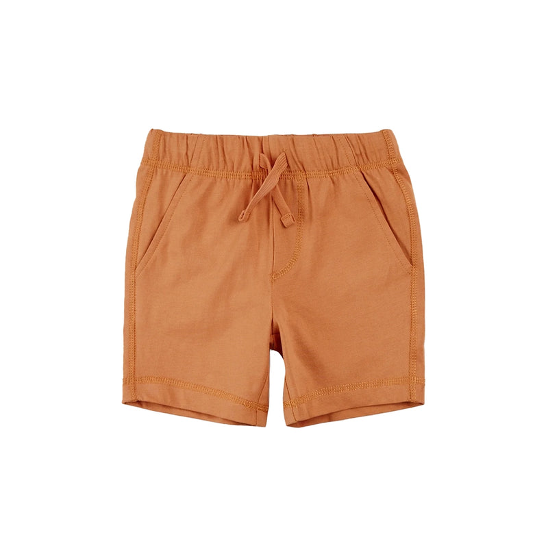 Organic Jersey Shorts- Copper