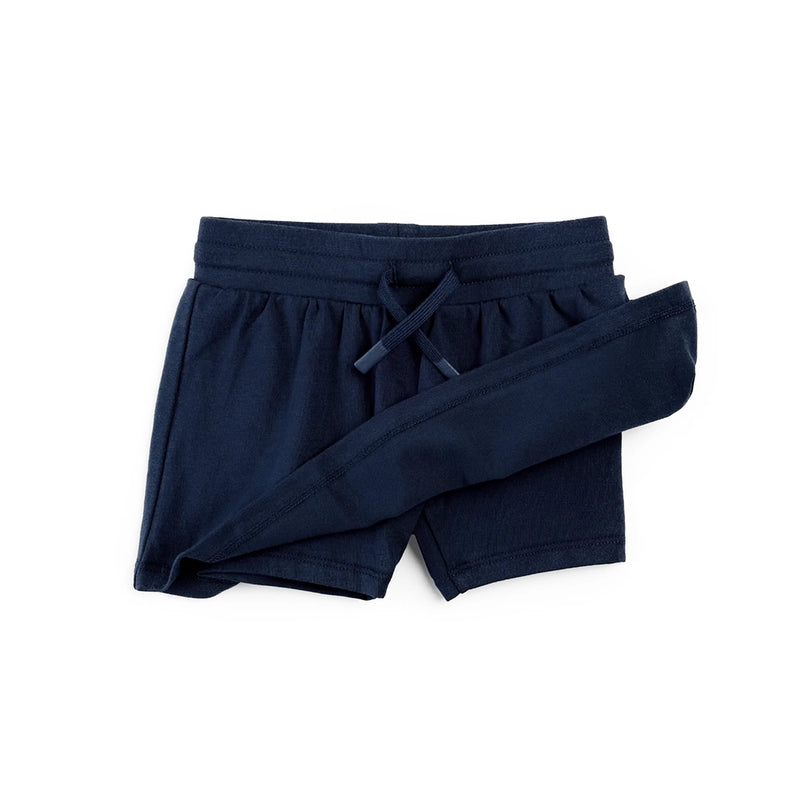 Organic Knit Jersey Skort- Navy