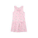 Organic Racerback Jersey Dress- Butterflies on Parfait