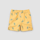 Swim Trunks- Yellow Gold Lizard