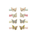 Floral Butterfly Mini Clips