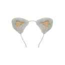 Furry Grey Cat Ears