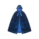 Ice Queen Blue Velvet Cape