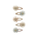 Mini Tulle Rosette Clic Clac Clips