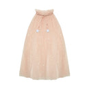 Shimmer Princess Tulle Cape- Pink