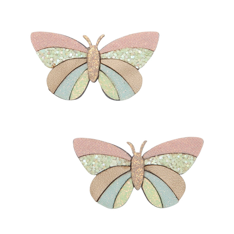 Stripe Butterfly Clic Clac Clips