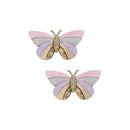 Striped Butterfly Clips