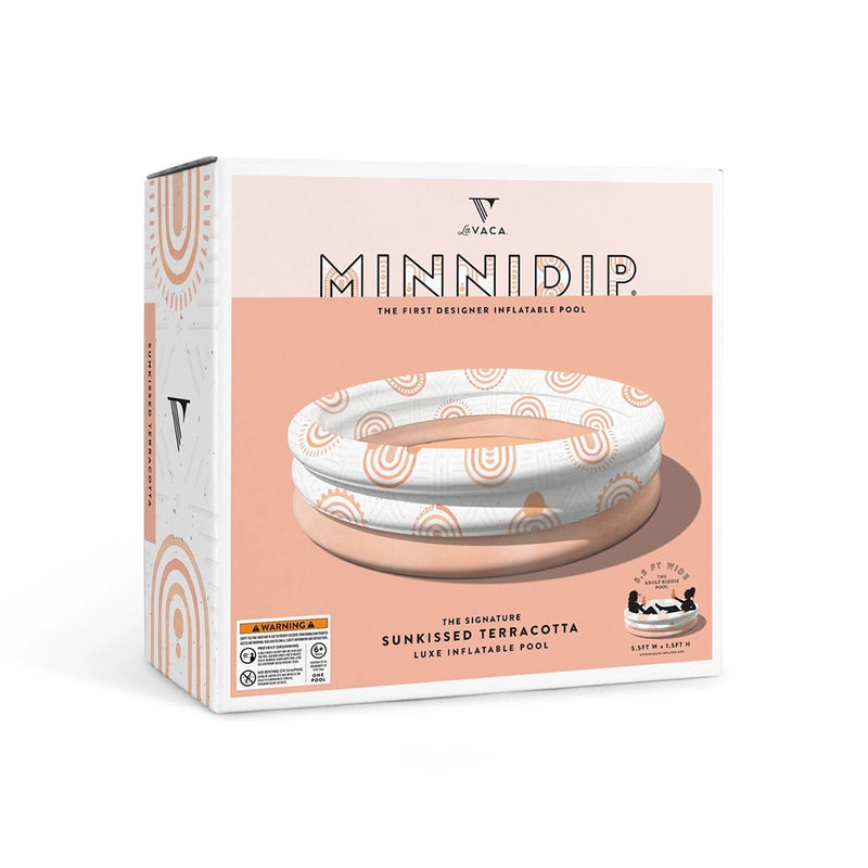 Luxe Inflatable Pool- Sunkissed Terracotta