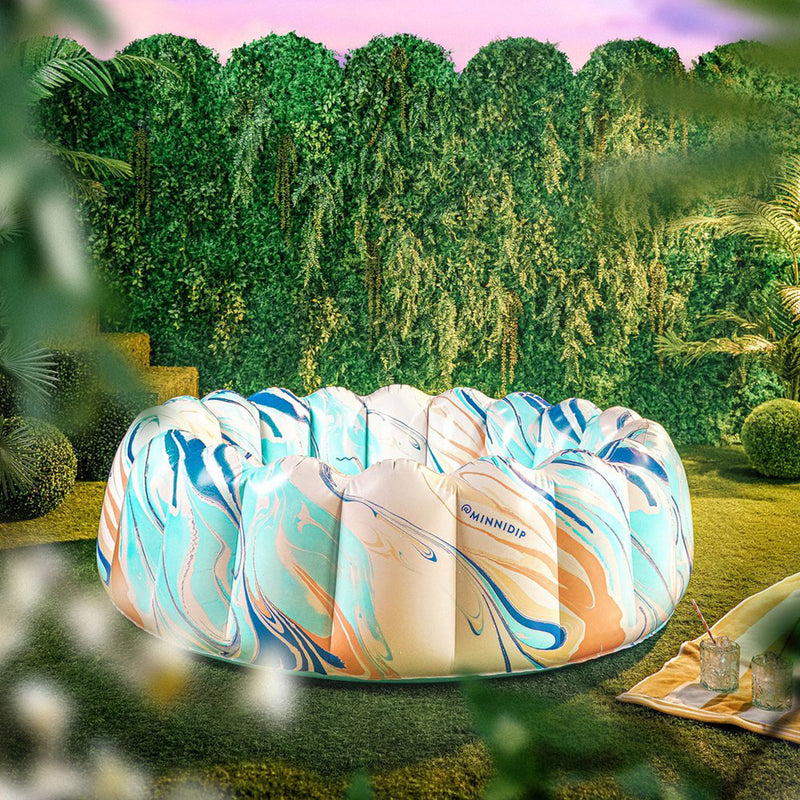 Tufted Pool- Watercolor Swirl