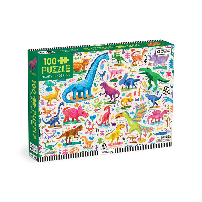 100 Pc Puzzle- Mighty Dinosaurs