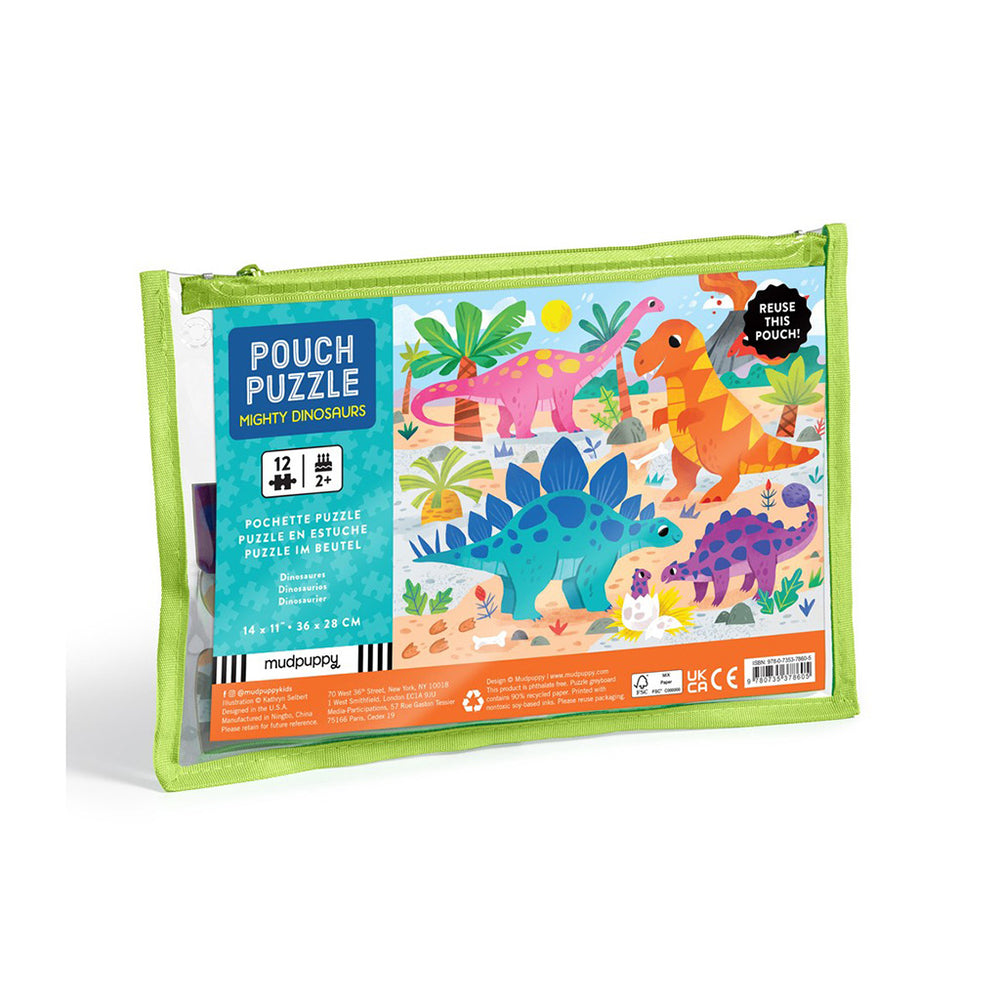 Puzzle Per Bambini Puppy Playtime, 12 Pezzi Grandi, In Sacchetto Richiudibile, Età 2+