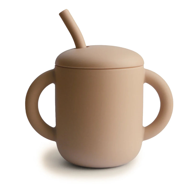 Silicone Training Cup & Straw