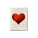 Simple Red Foil Heart Card