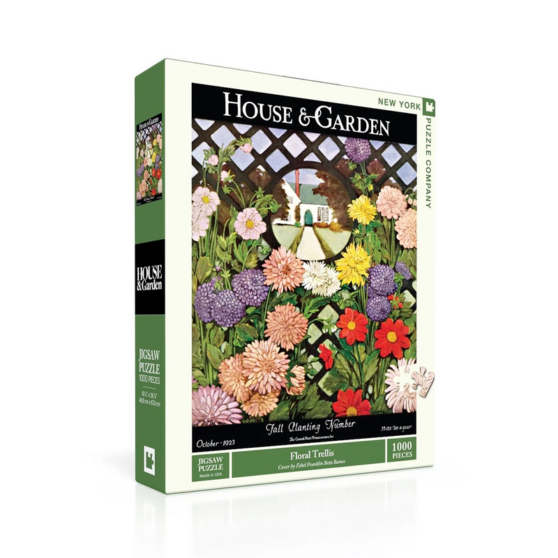 1000 Pc Puzzle- Floral Trellis