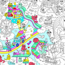 Giant Coloring Poster- Kawaii