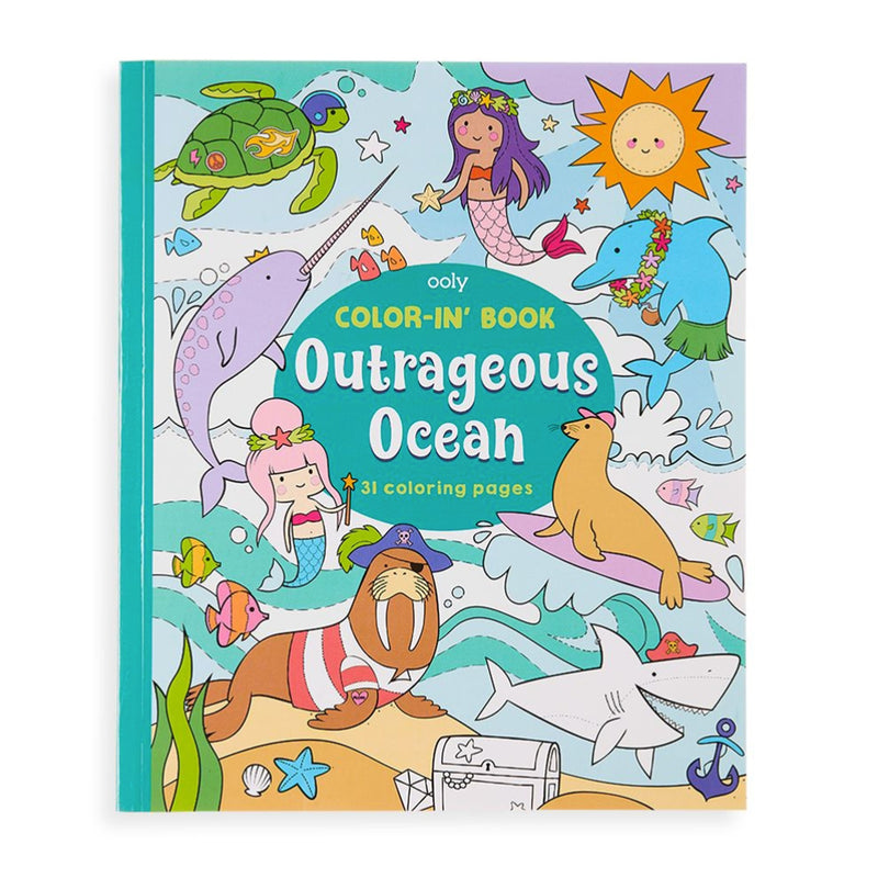 Color-In Book- Outrageous Ocean