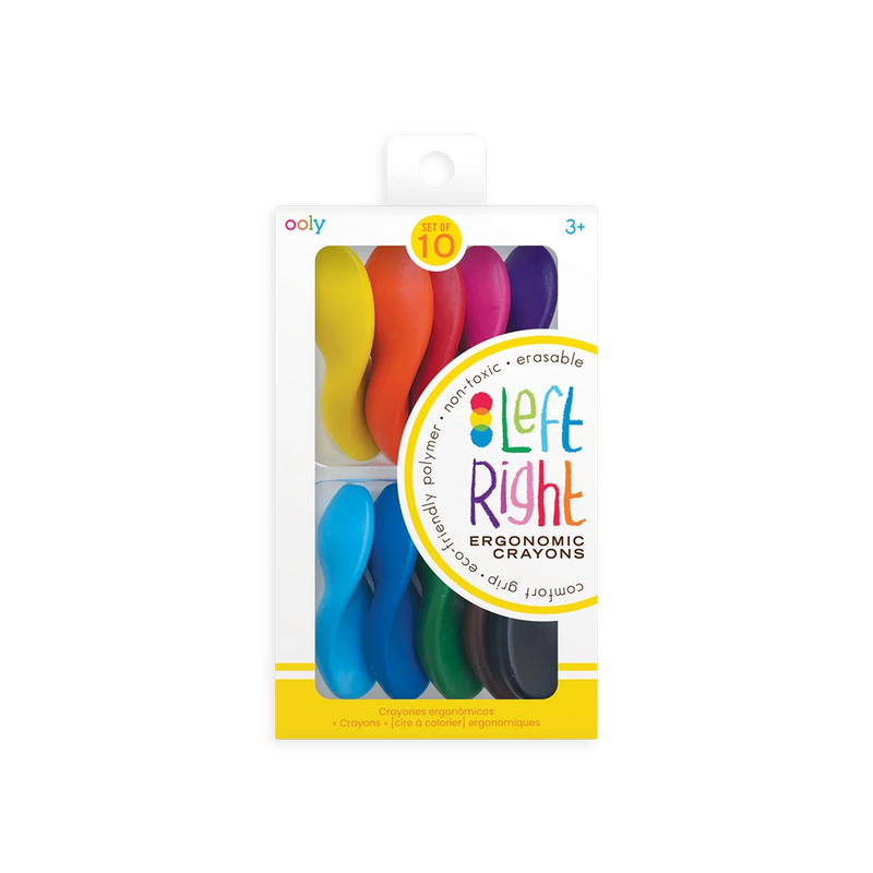 Left/Right Ergonomic Crayons Set of 10